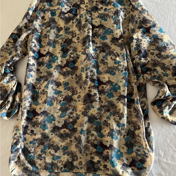 2 XS Lauren Conrad Top Floral Shirt Blouse Fall Long Sleeve Womens Lot Bundle - Picture 11 of 16